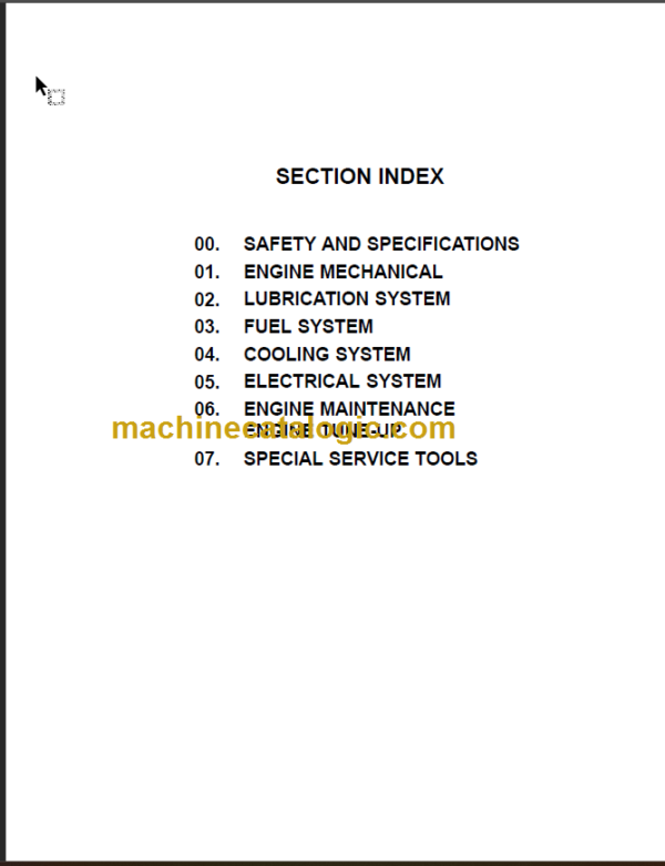 KOMATSU FG50(E) FG60(E) FG70(E)-6 SHOP MANUAL