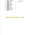 TAKEUCHI TB235 Compact Excavator Parts Manual