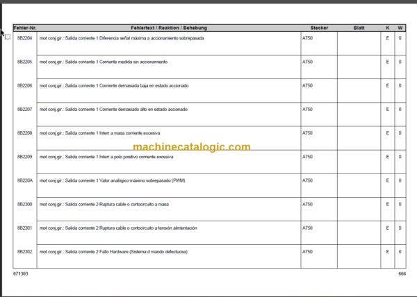 LIEBHERR LTM1350 6.1 ERROR CODE MANUAL