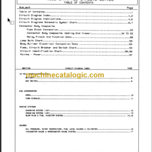 NAVISTAR 1552 SC ELECTRICAL CIRCUIT DIAGRAMS