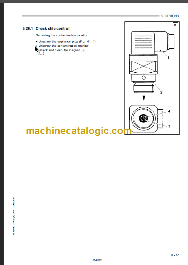 LIEBHERR HS855 HD OPERATIONG MANUAL