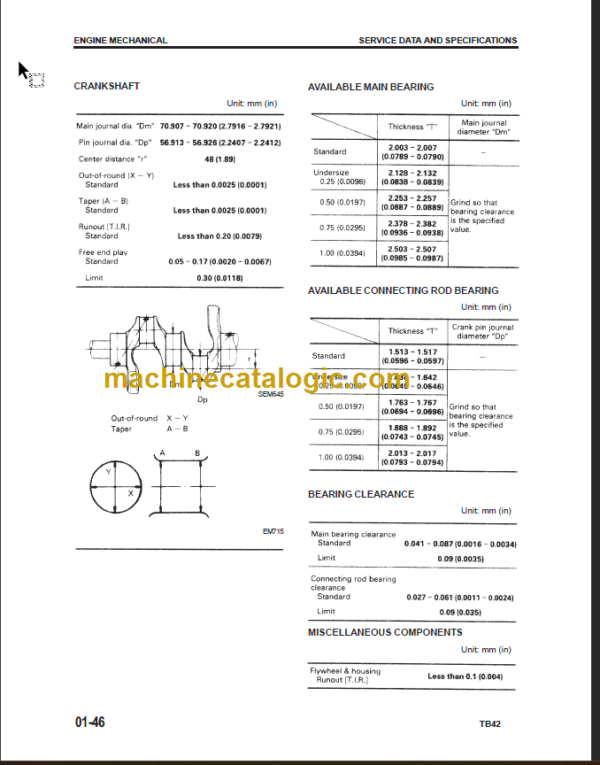 KOMATSU FG50(E) FG60(E) FG70(E)-6 SHOP MANUAL