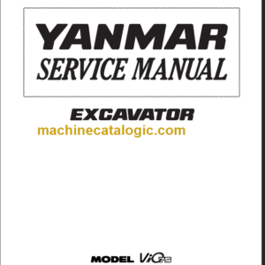 YANMAR VIO75 SERVICE MANUAL