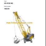 LIEBHERR HS8130 HD TECHNICAL INFORMATION
