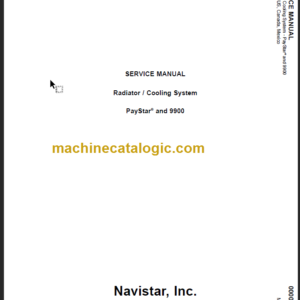 NAVISTAR PAYSTAR 9900 SERVICE MANUAL