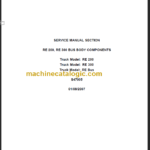 NAVISTAR RE200-RE300 BUS BODY SERVICE MANUAL