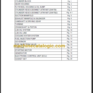 TAKEUCHI TB285 Hydraulic Excavator Parts Manual