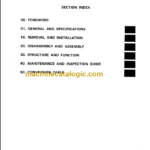 KOMATSU FD50E 60E 70-5 SHOP MANUAL