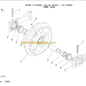 TAKEUCHI TB128FR Hydraulic Excavator Parts Manual