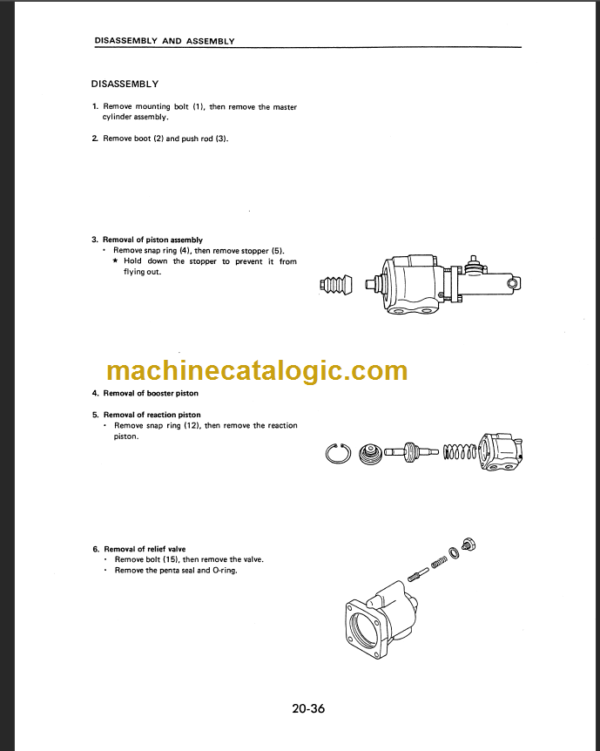 KOMATSU FD50E 60E 70-5 SHOP MANUAL