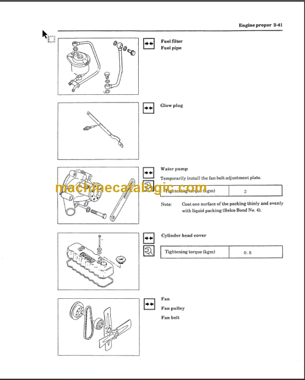 KOMATSU C240 SHOP MANUAL