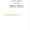 KOMATSU FB22H-3R 25HG-3R SWORKSHOP LITERATURE