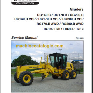 NEW HOLLAND RG 140B-RG170B-RG200B TIER 0-1-2-3 SERVICE MANUAL