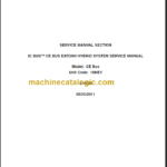NAVISTAR IC BUS-CE BUS SERVICE MANUAL