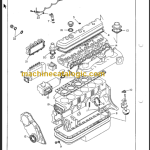 TAKEUCHI TB68S Diesel Engine (Model SD334) Parts Manual