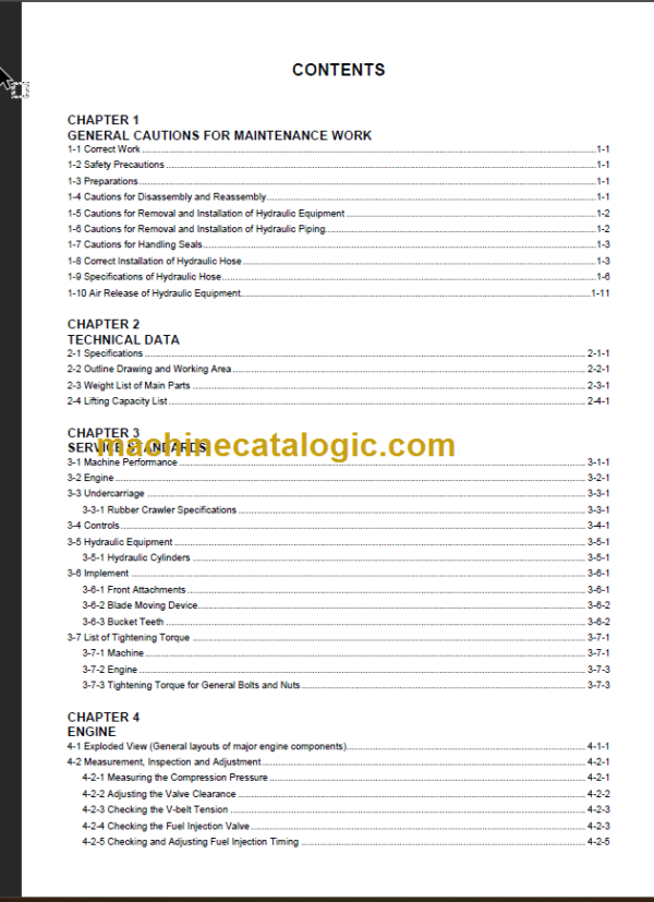 YANMAR VIO12 SERVICE MANUAL