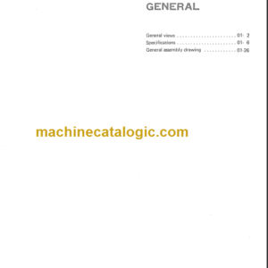 KOMATSU FB20 25HL-2 SHOP MANUAL