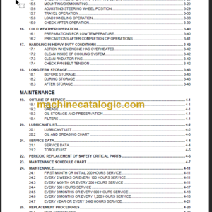 KOMATSU FD100 115 135 150 160E-7 OPERATION MANUAL