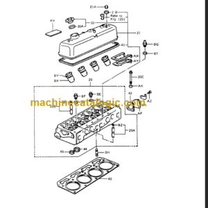 KOMATSU 5K FG10 14 15L 18 GASOLINE ENGINE