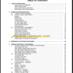 NAVISTAR IC BUS-CE BUS SERVICE MANUAL