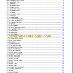 TAKEUCHI TB2150 Compact Excavator Parts Manual Engine