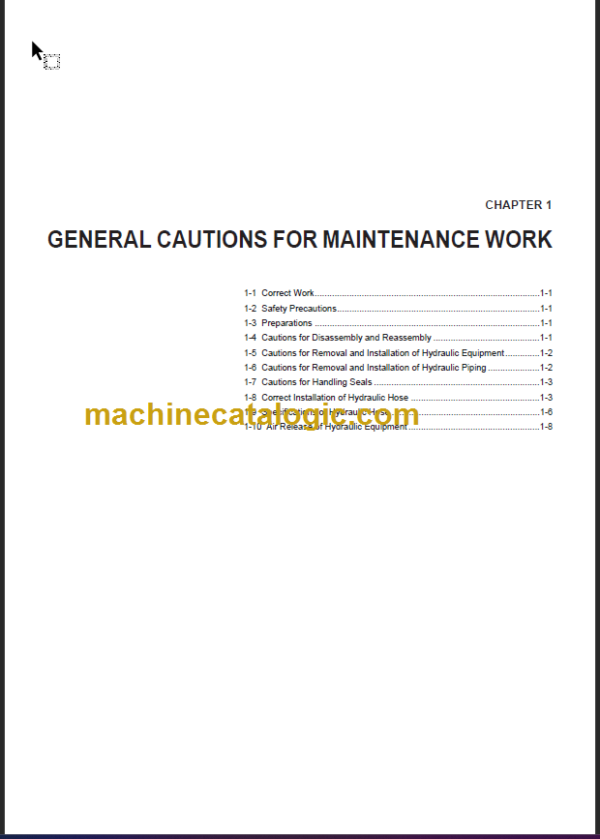 YANMAR VIO57 SERVICE MANUAL