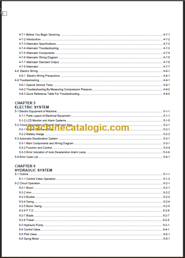 YANMAR VIO26-6 SERVICE MANUAL