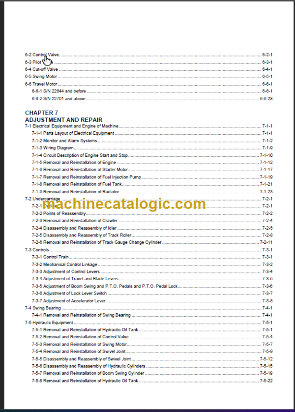 YANMAR VIO10-2A SERVICE MANUAL