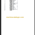 TAKEUCHI TB025 Compact Excavator Parts Manual