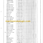 TAKEUCHI TB68S Diesel Engine (Model SD334) Parts Manual