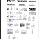 TAKEUCHI TB025 Compact Excavator Parts Manual