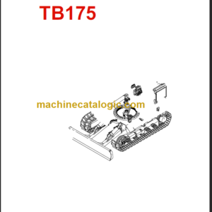 TAKEUCHI TB175 BL3Z010 PARTS MANUAL