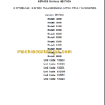 EATON RTLO-71318 SERIES SERVICE MANUAL