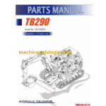 TAKEUCHI TB290 Hydraulic Excavator Parts Manual