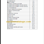 TAKEUCHI TB285 Hydraulic Excavator Parts Manual