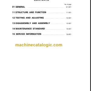 KOMATSU 4D95S-4D95L SHOP MANUAL