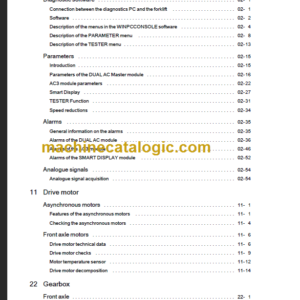 KOMATSU FB30H-3R WORKSHOP LITERATURE