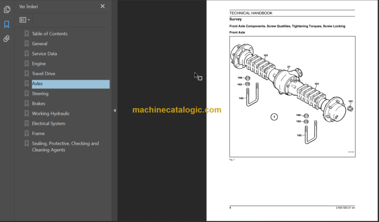 NEW HOLLAND LW80-B SERVICE MANUAL