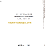 NAVISTAR IC BUS BE-CE SERIES ELECTRICAL CIRCUIT DIAGRAMS