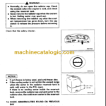 KOMATSU FD100 FD115-6 FD135 OPERATION MANUAL