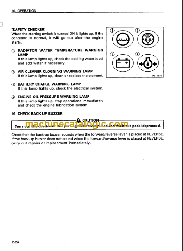 KOMATSU FD100 FD115-6 FD135 OPERAKOMATSU FD100 FD115-6 FD135 OPERATION MANUALTION MANUAL