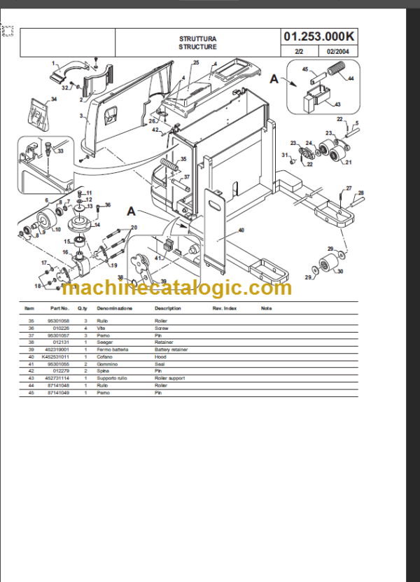 KOMATSU MWS14(W)-1R MWS20(W)-1R PARTS CATALOGUE