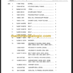 KOMATSU H-20 FG20 25 30 GASOLINE ENGINE