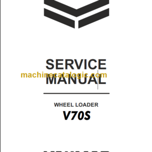 YANMAR V70S SERVICE MANUAL