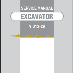 YANMAR VIO12-2A SERVICE MANUAL