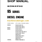 KOMATSU 6D95L S6D95L SHOP MANUAL
