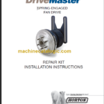 NAVISTAR DriveMaster REPAIR KIT INSTRUCTIONS