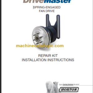 NAVISTAR DriveMaster REPAIR KIT INSTRUCTIONS