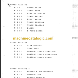 TAKEUCHI Job TB1200 AL Compact Excavator  Parts Manual