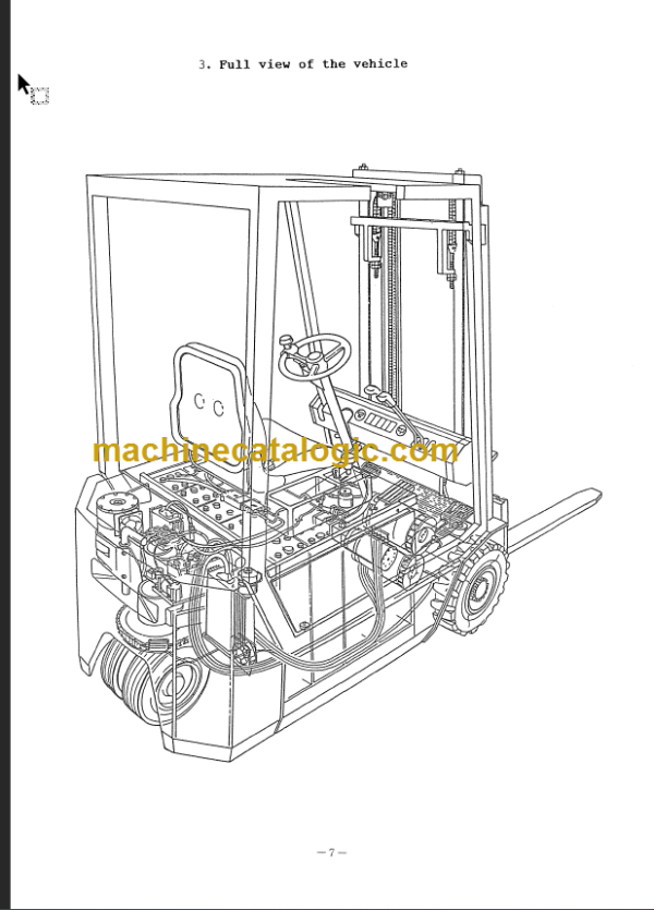 KOMATSU FB13MV-1E SHOP MANUAL